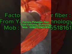 فیبر استیپل پوشاک پلی استر فشرده متوسط فیبر استیپل مصنوعی